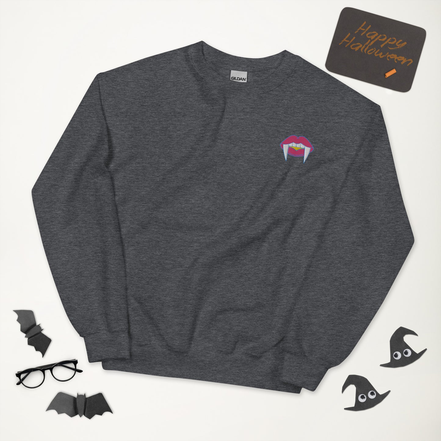 Pansexual Halloween Sweatshirt - Pan Pride LGBTQ Halloween Vampire Gift Idea