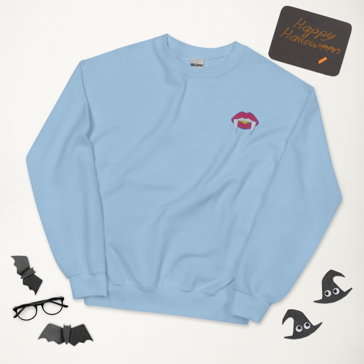 Pansexual Halloween Sweatshirt - Pan Pride LGBTQ Halloween Vampire Gift Idea