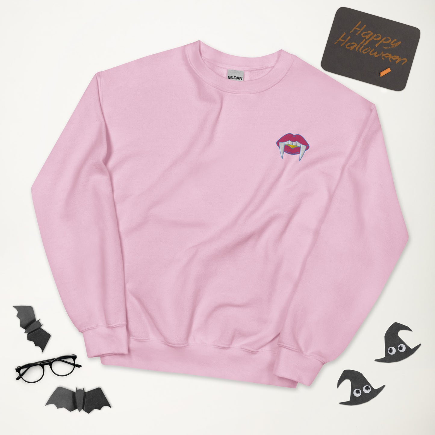 Pansexual Halloween Sweatshirt - Pan Pride LGBTQ Halloween Vampire Gift Idea