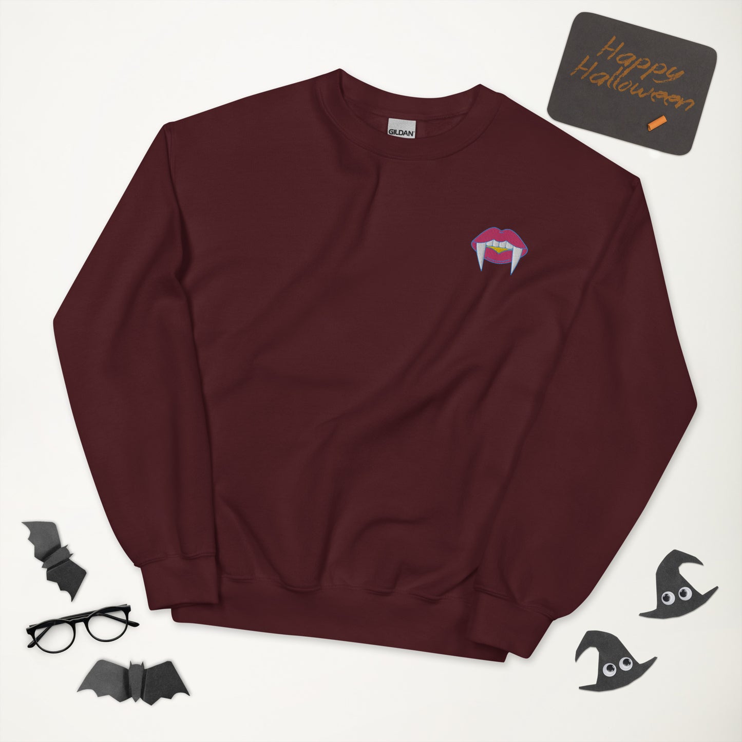 Pansexual Halloween Sweatshirt - Pan Pride LGBTQ Halloween Vampire Gift Idea