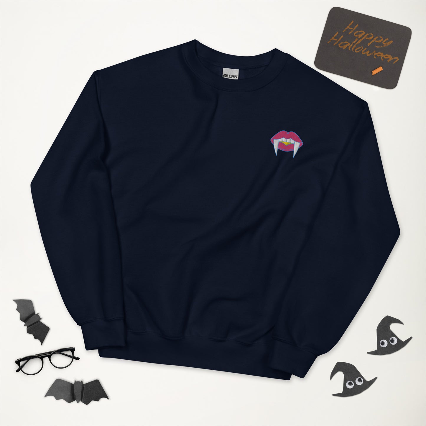 Pansexual Halloween Sweatshirt - Pan Pride LGBTQ Halloween Vampire Gift Idea