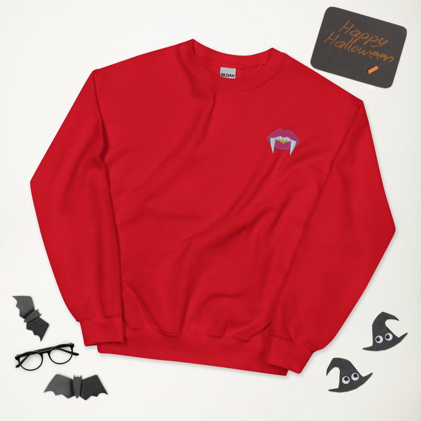 Pansexual Halloween Sweatshirt - Pan Pride LGBTQ Halloween Vampire Gift Idea