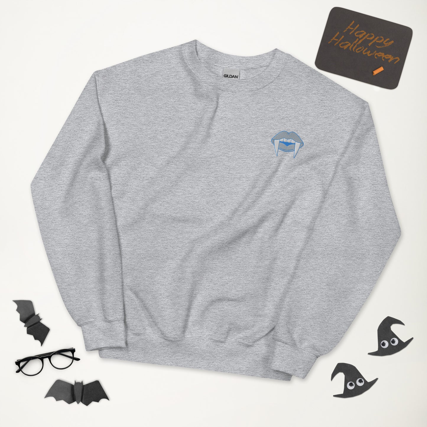 Autosexual Pride Halloween Sweatshirt - Autosexual Pride LGBTQ Halloween Vampire Crewneck - Queer Cozy Unisex Embroidered Clothes