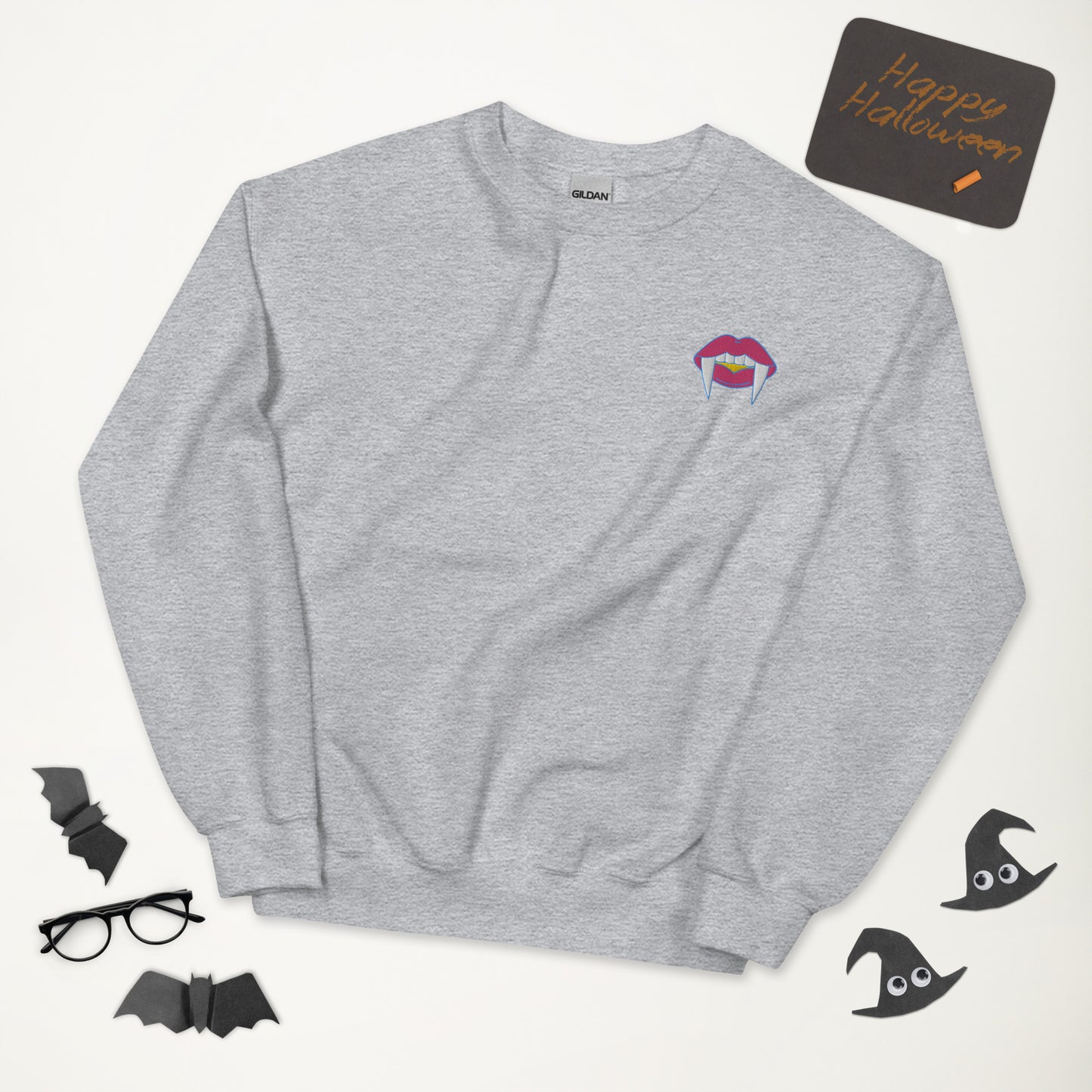 Pansexual Halloween Sweatshirt - Pan Pride LGBTQ Halloween Vampire Gift Idea