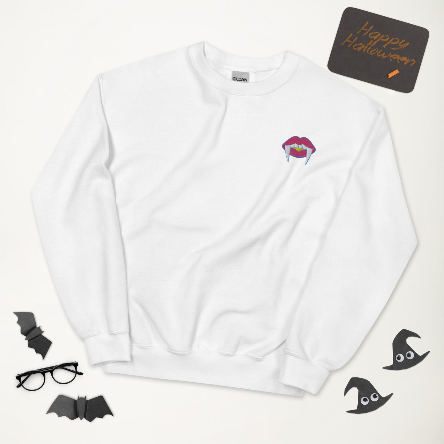 Pansexual Halloween Sweatshirt - Pan Pride LGBTQ Halloween Vampire Gift Idea