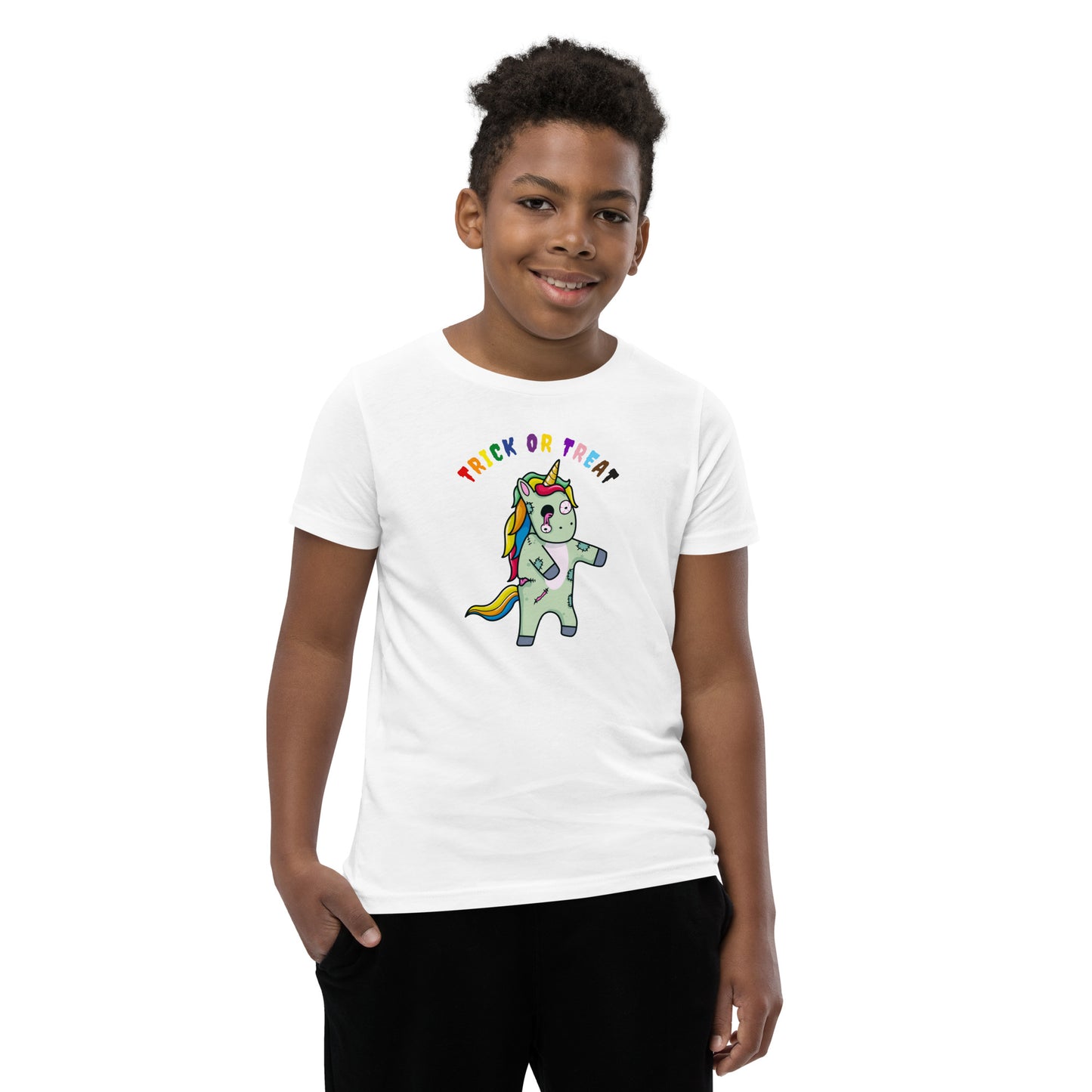 Halloween Zombie Unicorn Youth Shirt, Youth Halloween Outfit, LGBTQ Halloween , Zombie Unicorn Youth Clothes